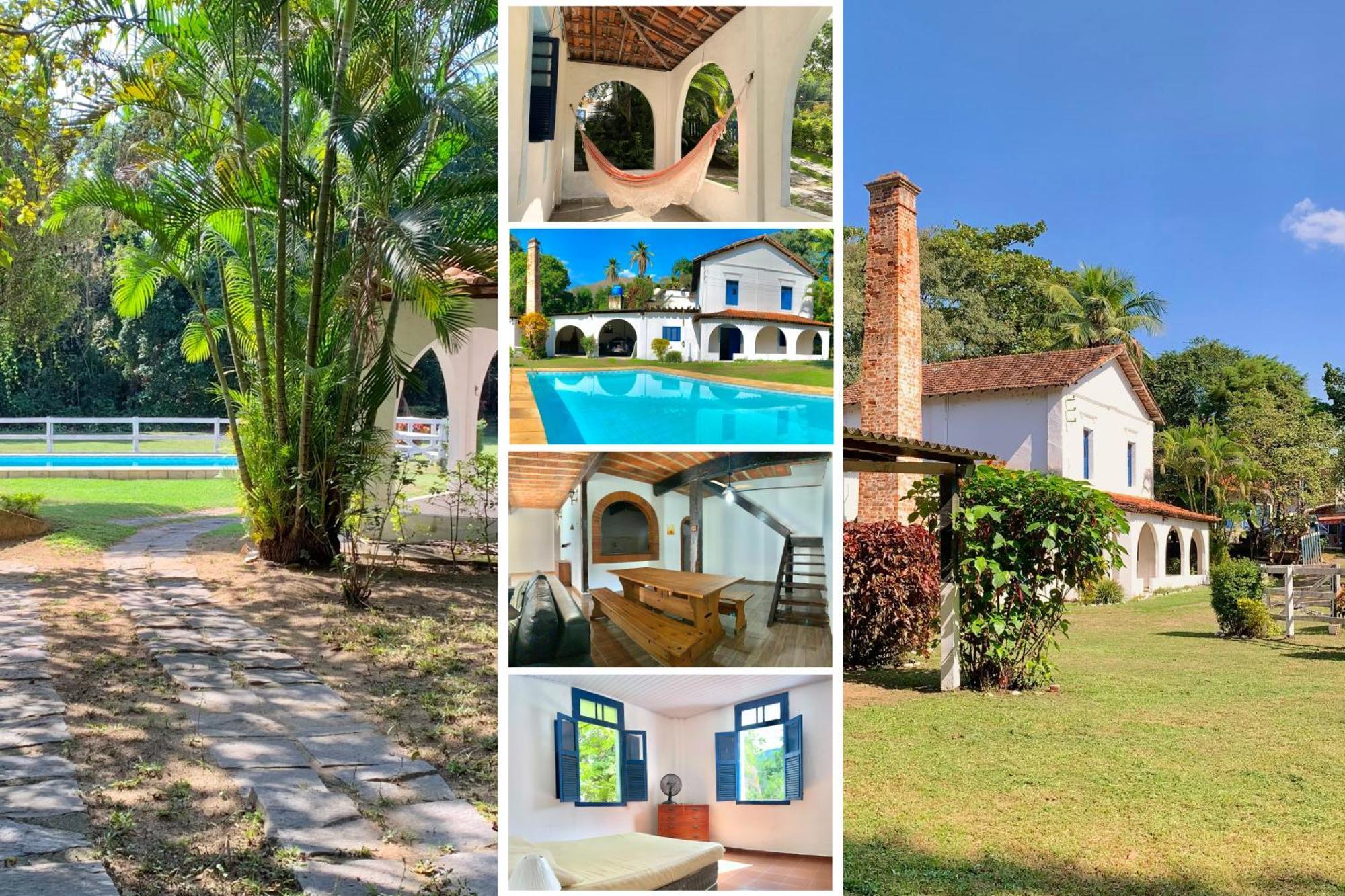 Casarao - Refugio Na Natureza Com Lareira Externa, Piscina, Fondue E Amplo Jardim - 12 Min Do Parque Terra Dos Dinos Miguel Pereira